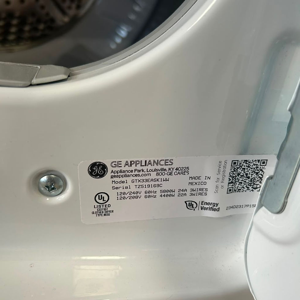 Miniatura: GE Refurbished Top load Washer and Dryer 4.2 cuft Austin 7723