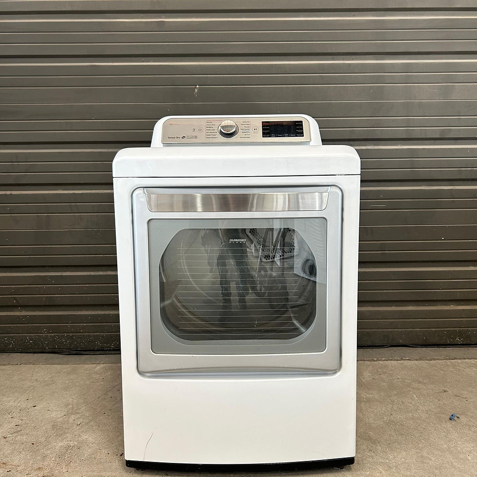 Thumbnail: LG DLEX7800WE Electric Dryer 7.3 CF- Refurbished- Austin 9100