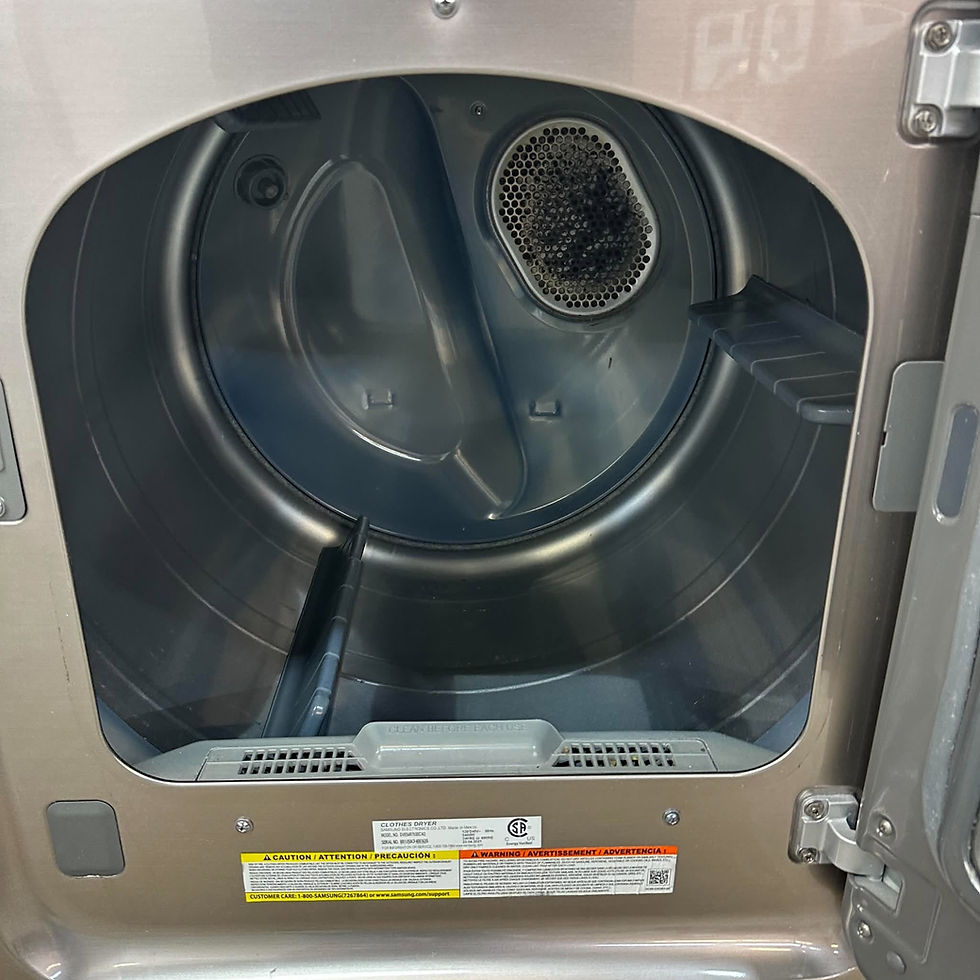 Miniatura: Samsung DVE54R7600C/A3 Electric Steam Dryer 7.4 CF- Refurbished- Austin 1020