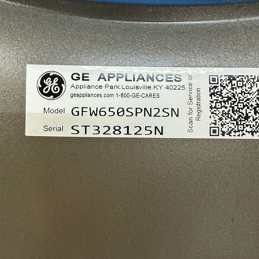 Thumbnail: GE Refurbished Front load Washer 4.8 cuft Irving 7855