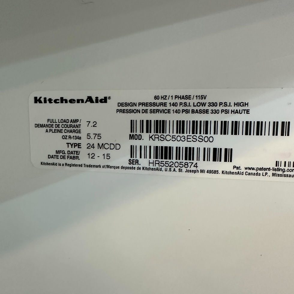 Miniatura: KitchenAid KRSC503ESS00 Counter Depth Refrigerator 22.7 CF- Refurbished- No ice