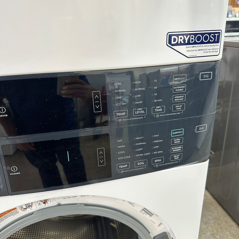Thumbnail: Electrolux Open Box Stacked Washer and Dryer 4.4 cuft Irving 6770