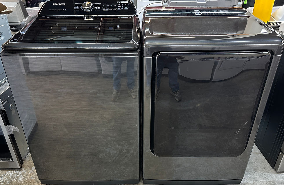 Samsung Refurbished Top load Washer and Dryer 5.0 cuft Irving 3198