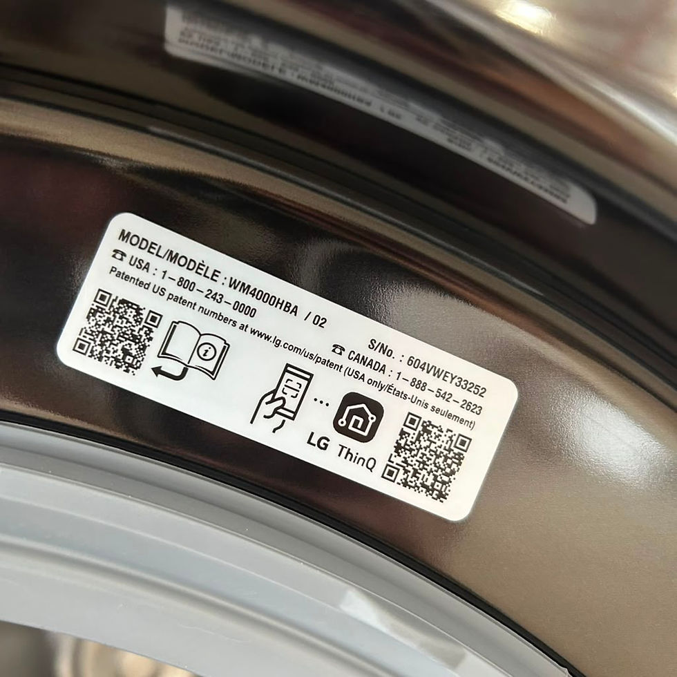 Miniatura: LG Scratch and Dent Front load Washer and Dryer 4.5 cuft Austin 5549