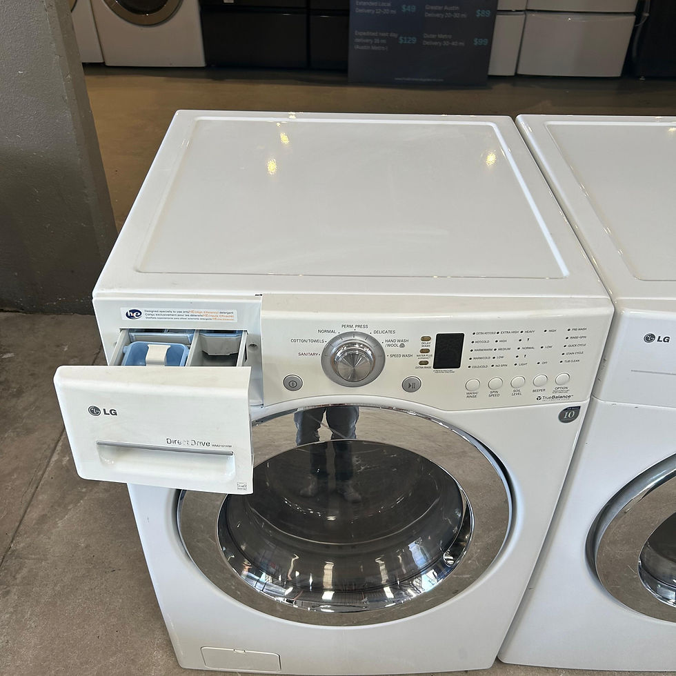 Miniatura: LG Refurbished Front load Washer and Dryer 3.8 cuft Austin 2317