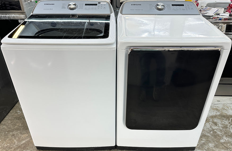 Samsung Refurbished Top load Washer and Dryer 5.4 cuft Irving 3003