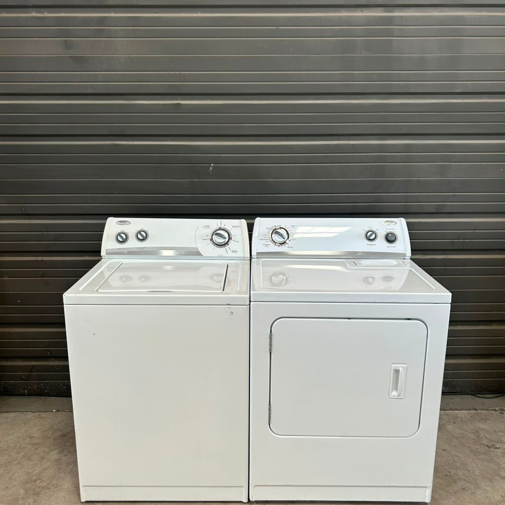 Whirlpool Refurbished Top load Washer and Dryer 3.2 cuft Austin 8823