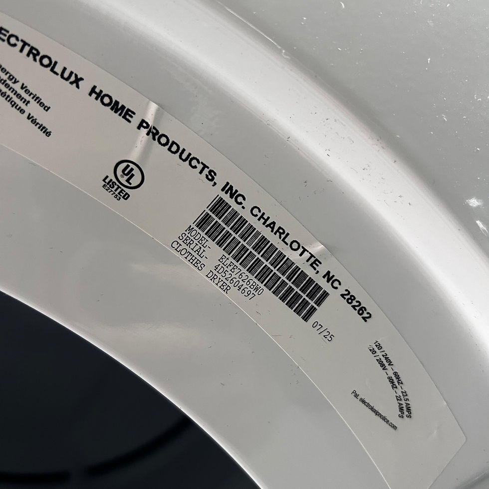 Electrolux Open Box New Front Load Washer and Dryer 4.5 cuft Austin 6882