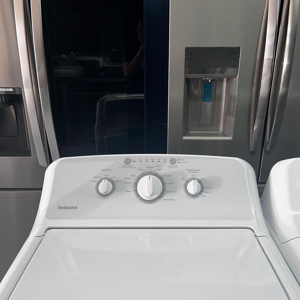 Hotpoint Refurbished Top load Washer and GE Dryer 4.0 cuft Austin 3671