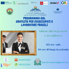 PROGRAMMA GOL RIVOLTO A DISOCCUPATI E LAVORATORI FRAGILI
