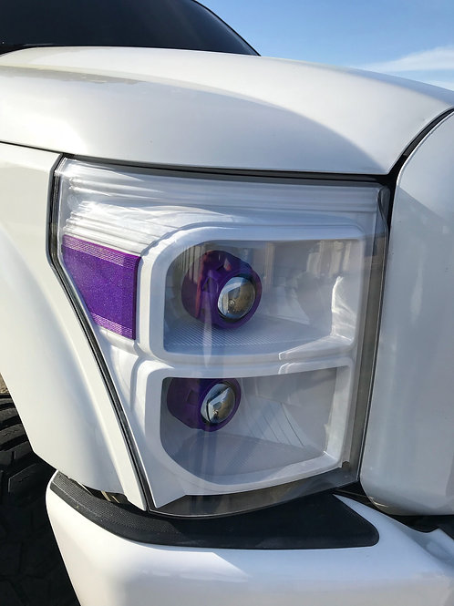 2011-2016 Ford Super Duty Custom Quad Projector headlights | bayoulighting