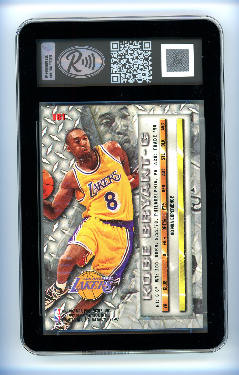 Thumbnail: 1996-97 Fleer Metal - Precious Metal - Kobe Bryant