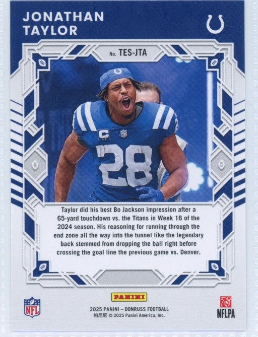 Thumbnail: 2025 Panini Donruss - Elite Serieas - Jonathan Taylor