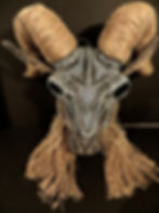 Skeletal Ram Mask