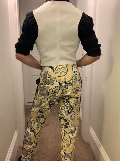 trousers 
men's trousers
paisley pants
men's fashion
men's style
men's vest