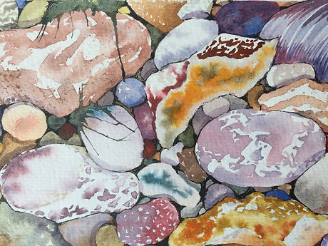 Pebble painting