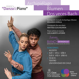 Ballet Nacional Chileno: Archipiélago + Blumen + Dos veces Bach