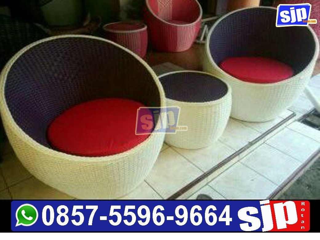 0857-5596-9664, Furniture Kursi dan Meja Teras Rotan Sintetis