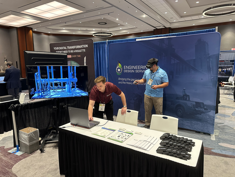 Engineering Design Services conference booth