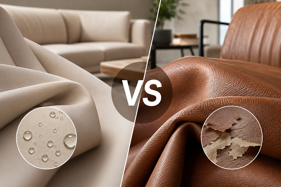 Silicone Leather vs PU Leather: Which Is Better for Modern Furniture?