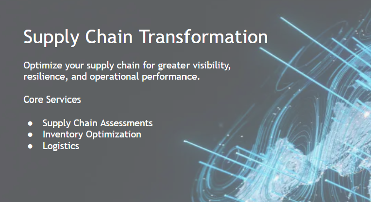 Supply Chain Transformation