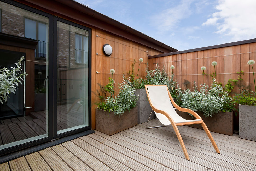 Conception de patio moderne