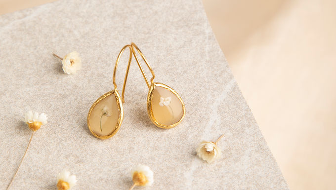 Orecchini Gemma Fiorita