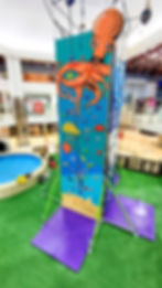 Muro de escalada recreativo