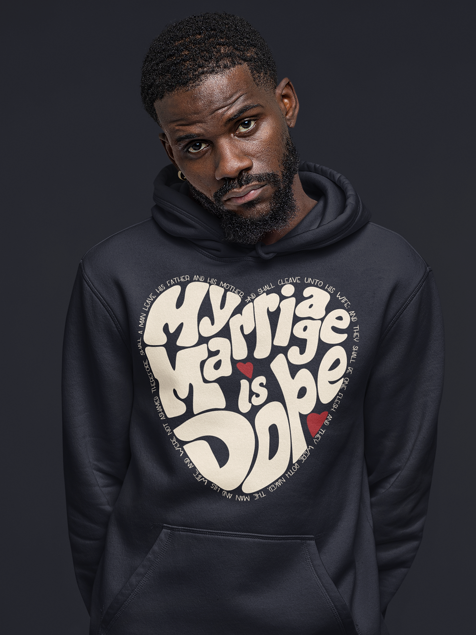 Thumbnail: My Marriage Is Dope Premium Heart Hoodie