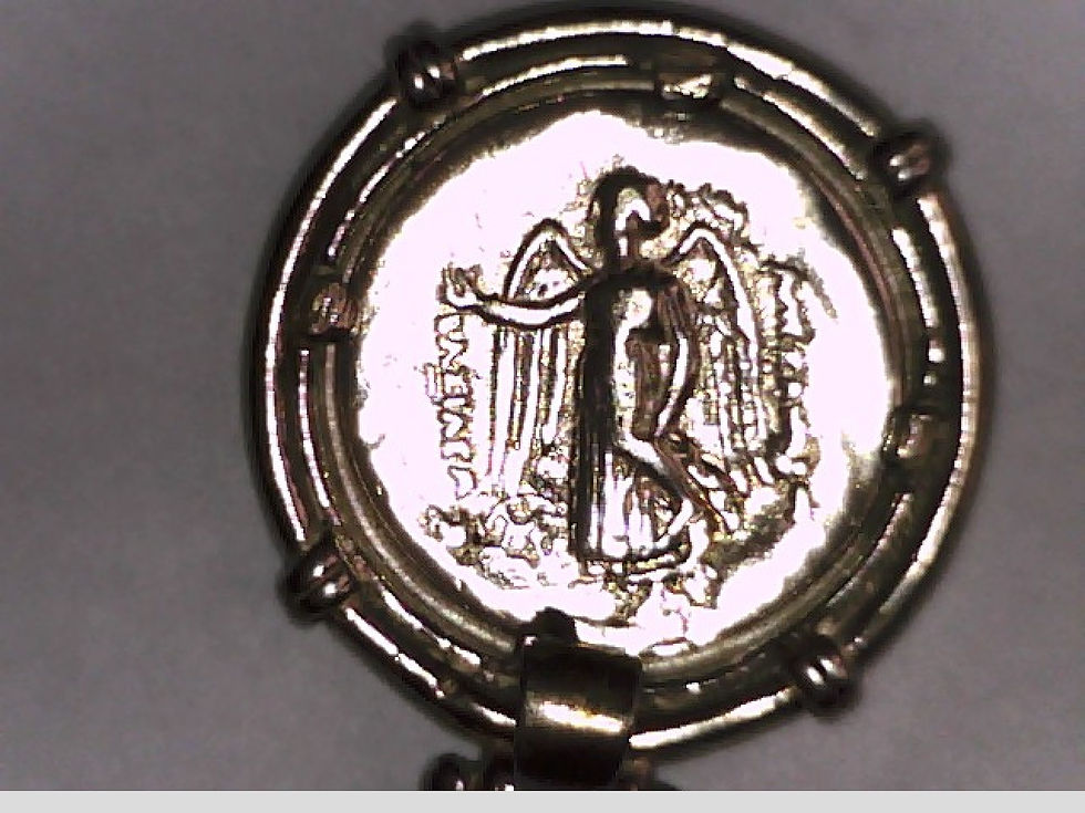 Thumbnail: Silver Jewelry Pendant Athena / Winged Nike