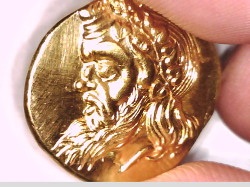 Greece Bosporus Pantikapaion 24K Gold Plated Coin 2rooks Ancient Coins