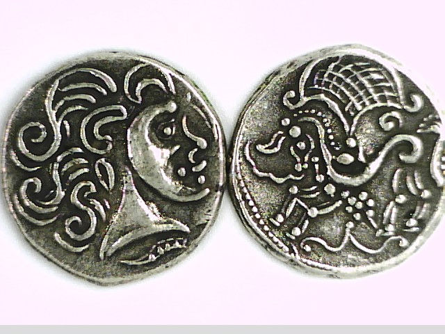 Thumbnail: Britain, Anglo-Gallic, Celtic, Gaul, Stater Coin