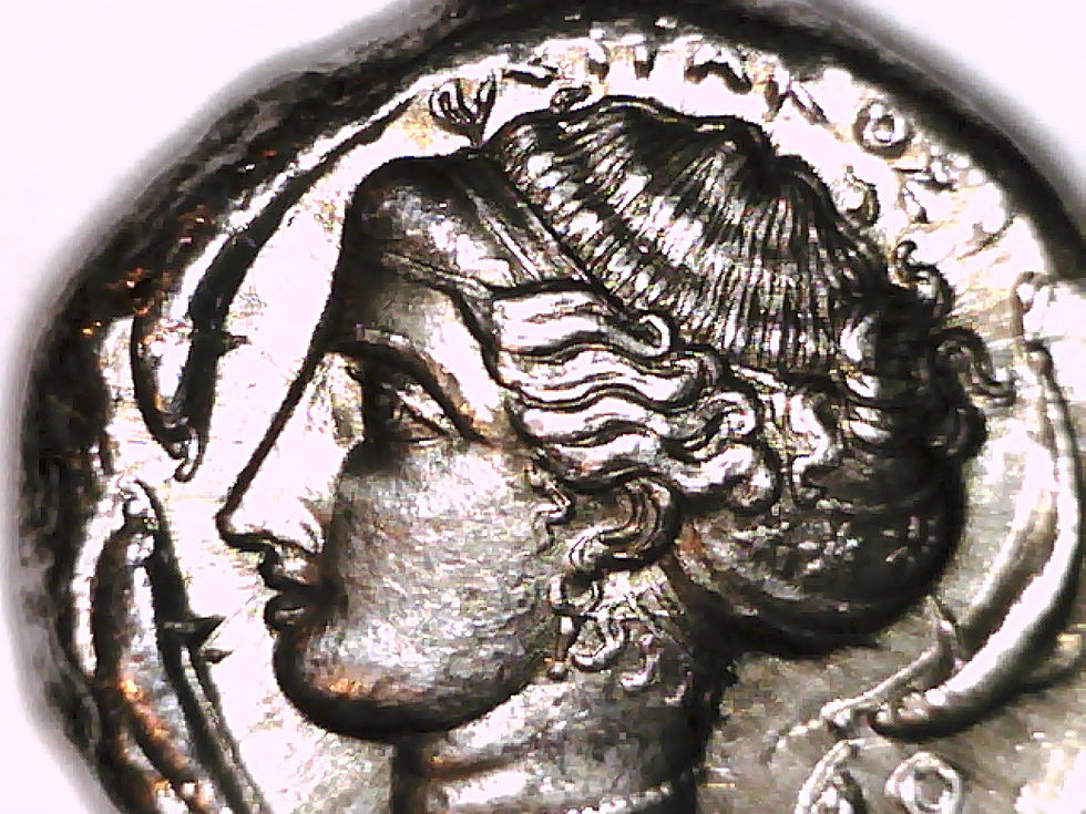 Thumbnail: Greek Colonies Italy Sicily Syracuse Tetradrachm
