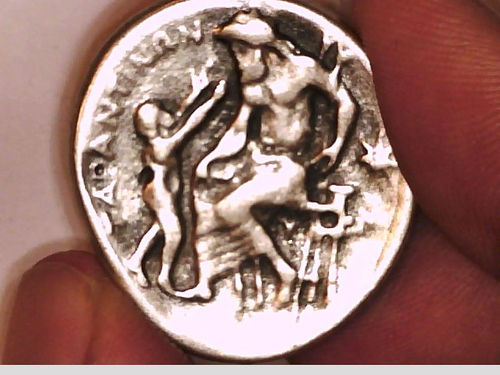 Thumbnail: Italy, Calabria, Tarentum, Gold Stater, Persephone