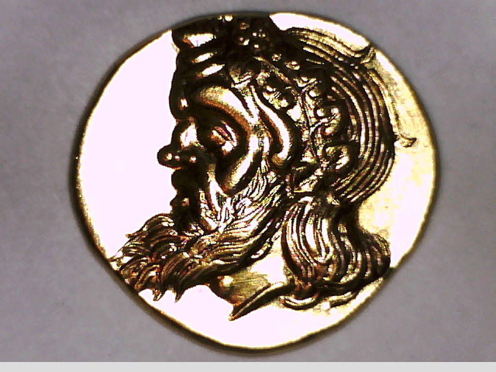 Thumbnail: Greece, Bosporus Pantikapaion 24K Gold plated coin