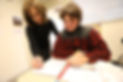 Teacher and Student in Spanish class