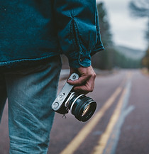 Photographer on Road
