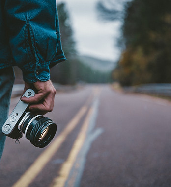 Fotógrafo na estrada