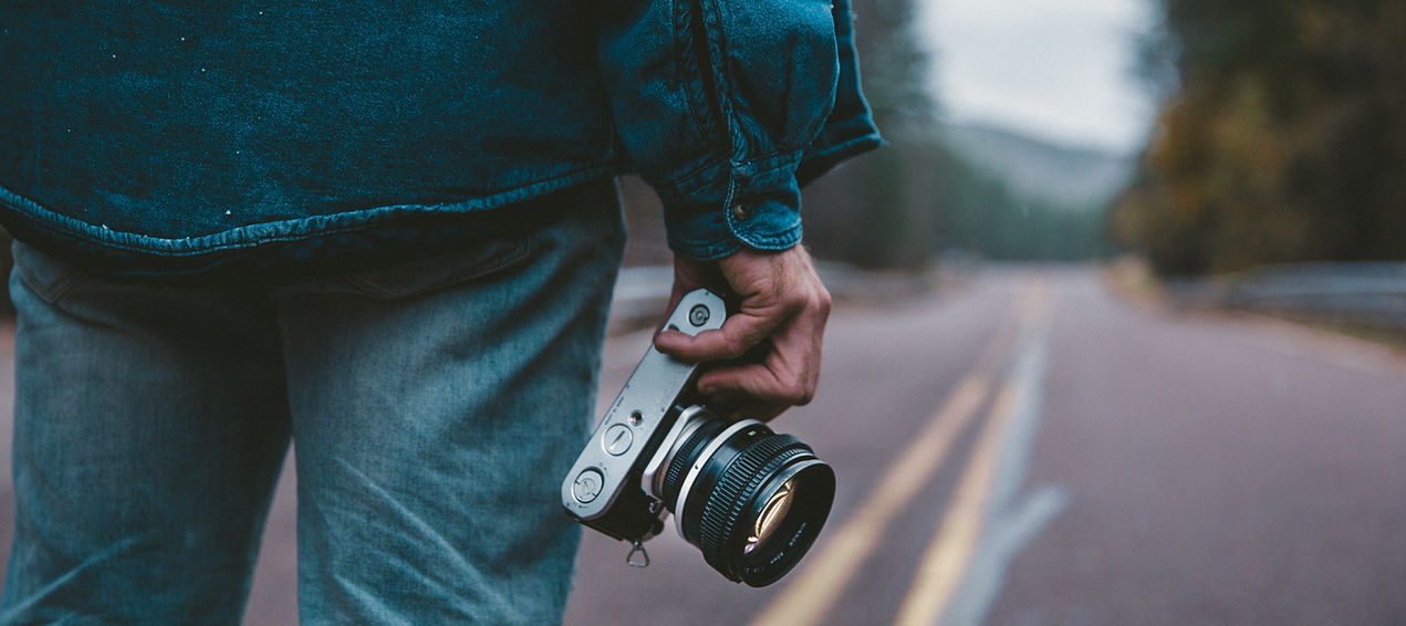 Fotógrafo na estrada