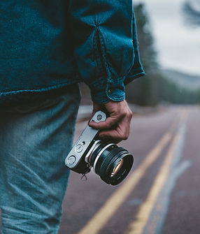 Photographer on Road