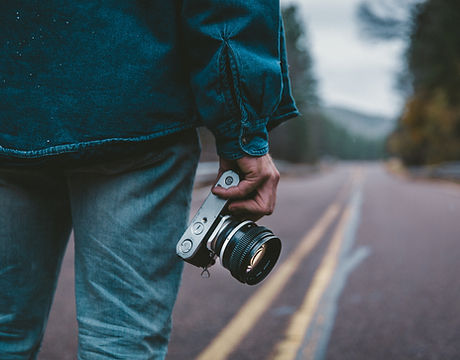 Photographer on Road