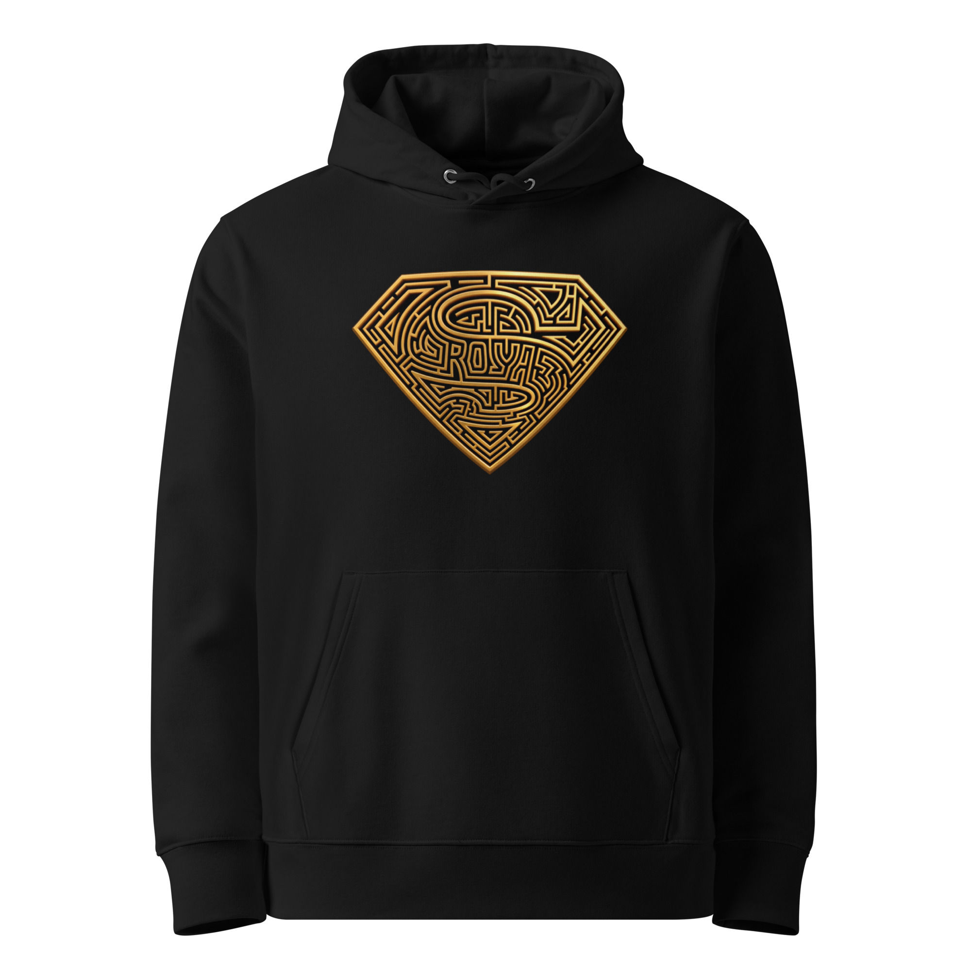 Royal Maze Gold Print Hoodie (Unisex)