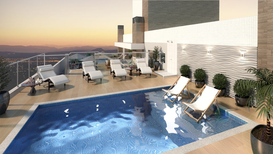 Piscina na Cobertura - MONT BLANC TOWER
