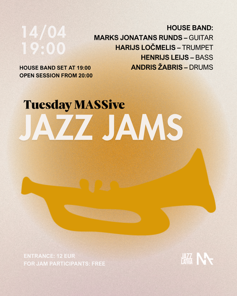Tuesday MASSive Jazz Jams | 14/04