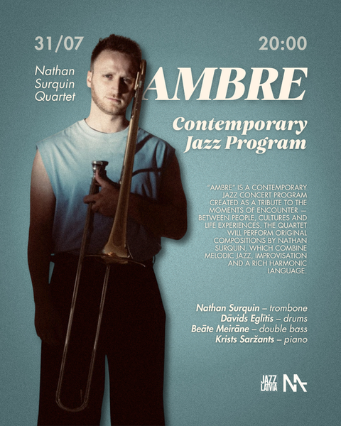 Nathan Surquin Quartet | Contemporary Jazz Programm "Ambre"