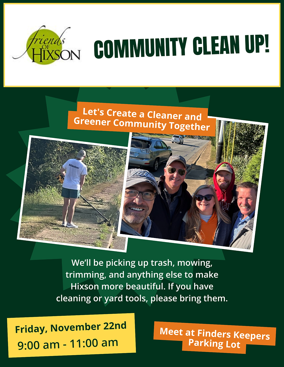 NOV 2024 CLEAN UP DAY