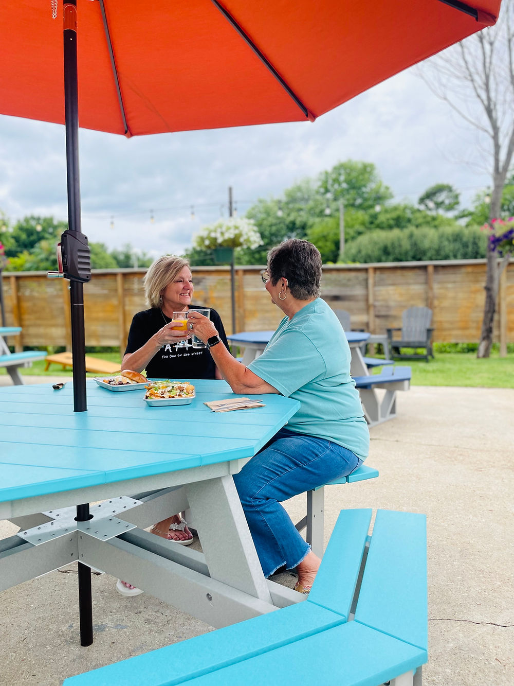Outdoor dining in NEA