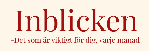 Inblicken - Augusti