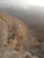 Kyllang rock top view.