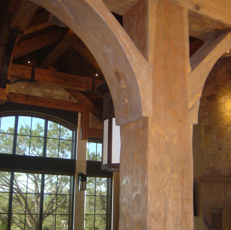 Curved White Pine Brace